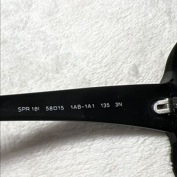 Prada Women's Butterfly Frame Sunglasses SPR 181 Black - COA - Picture 7 of 13